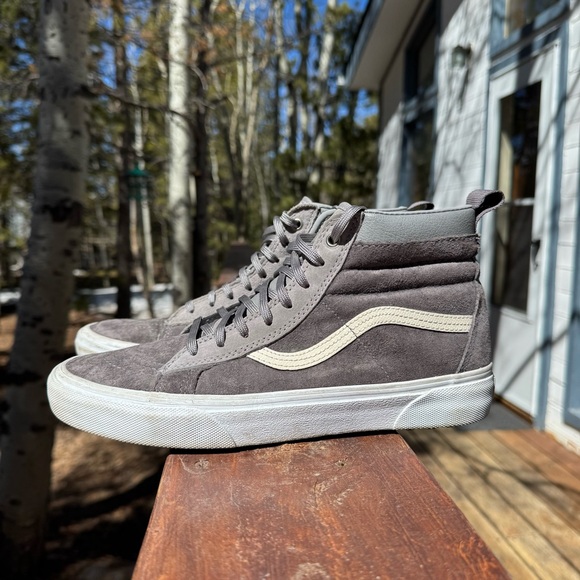 VANS SK8-HI MTE 'PEWTER' GRAY MEN'S 8.5 W 10 SCOTCH GUARD INSULATED - Picture 1 of 6